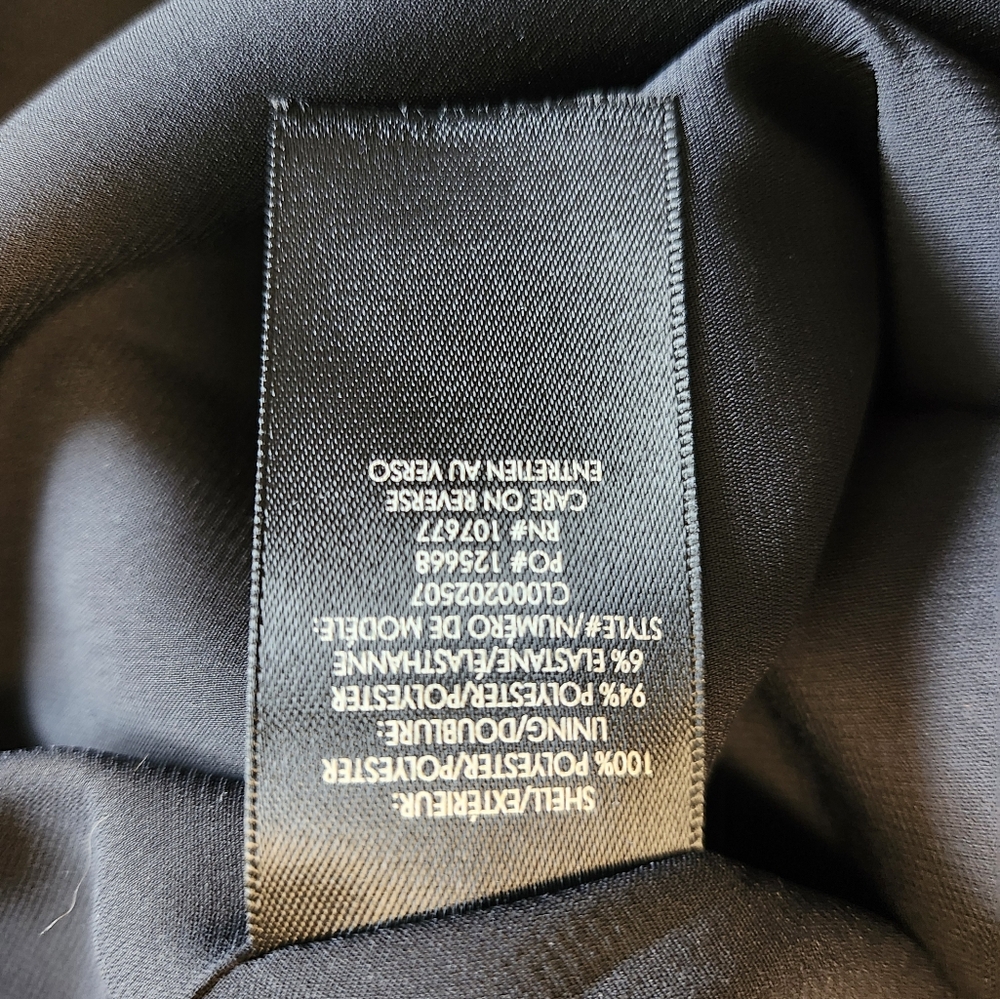 Alice & Olivia Black Sleevless Dress With Assymetrical Detail BNWT Size 10 - Picture 10 of 10